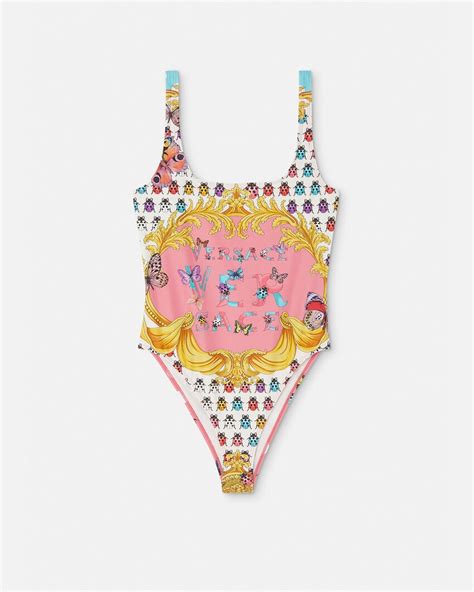 butterfly one piece swim suit versace|Versace One.